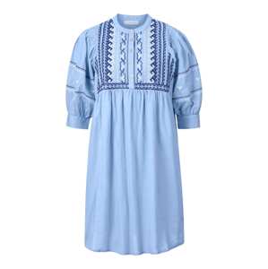 Rich & Royal Košeľové šaty  modrá / námornícka modrá / biela