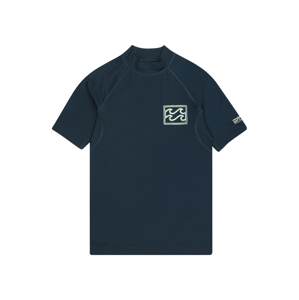 BILLABONG Funkčné tričko 'CRAYON WAVE'  námornícka modrá / mätová / svetlooranžová / prírodná biela