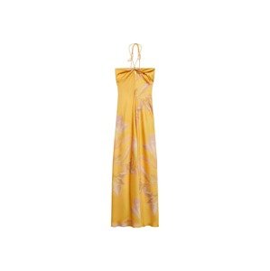 MANGO Večerné šaty 'Estela'  zlatá žltá / ružová
