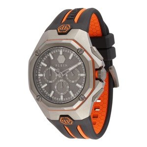 Philipp Plein Analógové hodinky 'PWTBA0523'  oranžová / čierna / strieborná