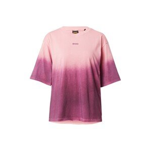 BOSS Tričko 'C_Enis'  fialová / ružová