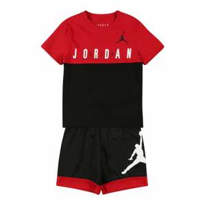 Jordan Tréningový komplet  červená / čierna / biela