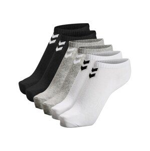 Hummel Športové ponožky 'Chevron'  sivá melírovaná / čierna / biela