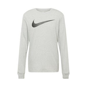 Nike Sportswear Tričko  sivá melírovaná / čierna