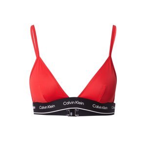 Calvin Klein Swimwear Krojové nohavice 'Meta Legacy'  ohnivo červená / čierna / biela