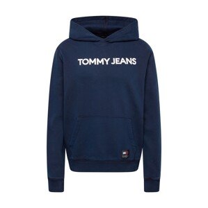 Tommy Jeans Mikina 'CLASSIC'  tmavomodrá / červená / čierna / biela