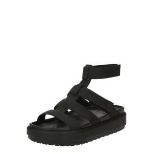 Crocs Sandále 'Brooklyn Luxe Gladiator'  čierna