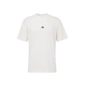 ADIDAS PERFORMANCE Funkčné tričko  svetlobéžová / čierna / biela