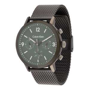 Calvin Klein Analógové hodinky 'GAUGE'  zelená / čierna / biela