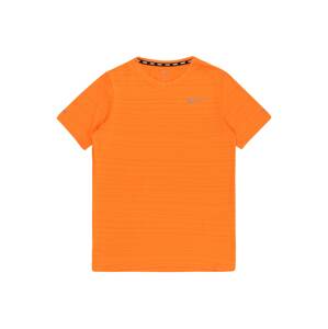 NIKE Funkčné tričko 'Miler'  oranžová