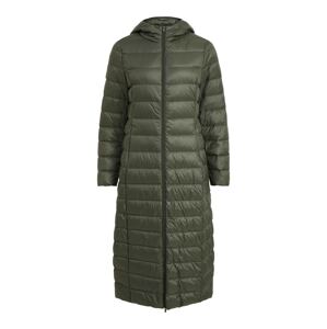 VILA Zimný kabát 'Manya'  olivová / tmavozelená