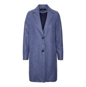 VERO MODA Prechodný kabát 'Paula'  námornícka modrá / modrá melírovaná