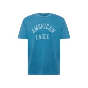 American Eagle Tričko  nebesky modrá / svetlomodrá