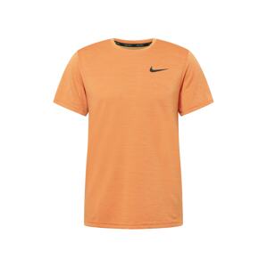 NIKE Funkčné tričko  oranžová / čierna