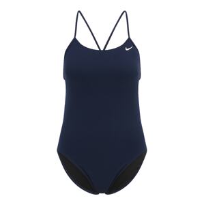 Nike Swim Športové jednodielne plavky  námornícka modrá / biela