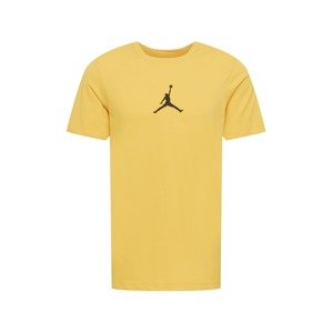 Jordan Funkčné tričko  horčicová / čierna