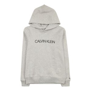 Calvin Klein Jeans Mikina  sivá melírovaná / čierna