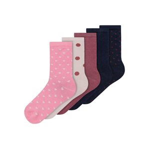 NAME IT Ponožky 'Vilde'  námornícka modrá / rosé / pastelovo ružová / svetloružová / biela