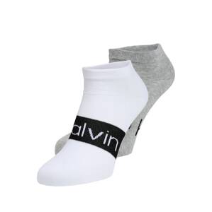Calvin Klein Underwear Ponožky  sivá / čierna / biela