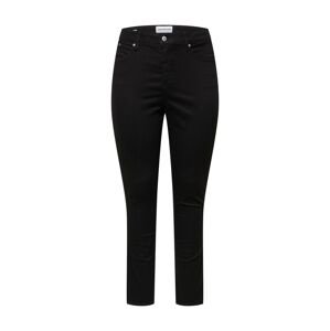 Calvin Klein Jeans Curve Nohavice  čierna
