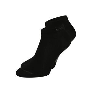 BOSS Ponožky '2P AS Logo CC'  tmavosivá / čierna