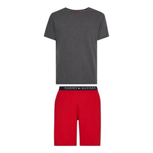 Tommy Hilfiger Underwear Krátke pyžamo  červená / tmavočervená