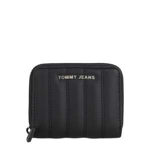Tommy Jeans Peňaženka  čierna / strieborná