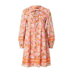 MAX&Co. Košeľové šaty 'PRECISO'  svetlomodrá / trávovo zelená / oranžová / staroružová