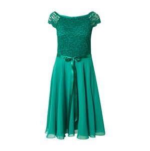 SWING Kokteilové šaty  smaragdová