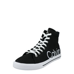 Calvin Klein Jeans Členkové tenisky  čierna / biela