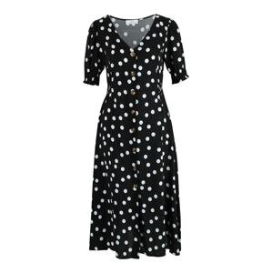 Wallis Petite Košeľové šaty  čierna / biela