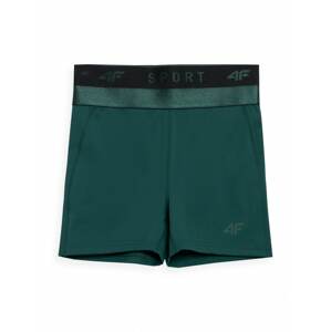 4F Športové nohavice  smaragdová
