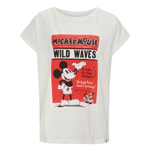 Recovered Tričko 'Mickey Mouse Wild Waves'  nebielená / červená / čierna