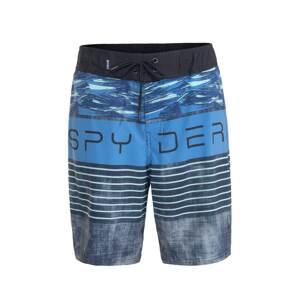 Spyder Surferské šortky  modrá / sivá / čierna / biela