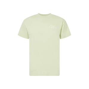 Abercrombie & Fitch Tričko  pastelovo zelená / biela