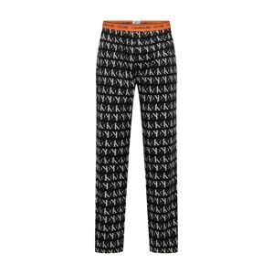 Calvin Klein Underwear Pyžamové nohavice  oranžová / čierna / biela