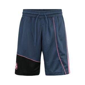 ADIDAS PERFORMANCE Športové nohavice  modrosivá / ružová / čierna
