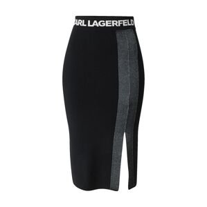Karl Lagerfeld Sukňa  čierna / biela