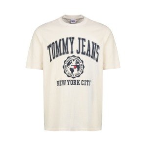 Tommy Jeans Plus Tričko  kobaltovomodrá / červená / biela / biela ako vlna