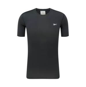 Reebok Sport Funkčné tričko 'Workout Ready'  čierna / biela
