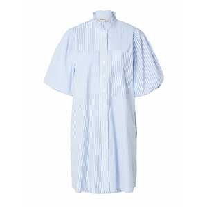 A-VIEW Košeľové šaty 'Tiffany'  svetlomodrá / biela