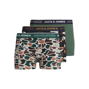 JACK & JONES Boxerky 'Camo'  béžová / hnedá / sivá / zelená / čierna / biela
