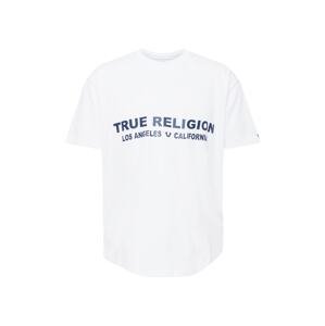 True Religion Tričko  námornícka modrá / biela