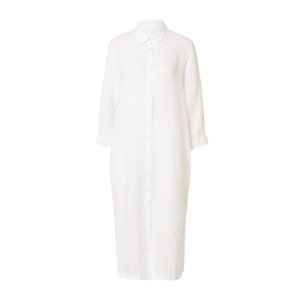 120% Lino Košeľové šaty  biela