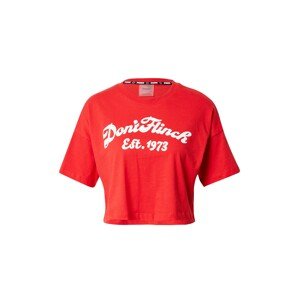 PUMA Funkčné tričko  červená / biela