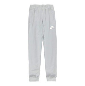 Nike Sportswear Nohavice  svetlosivá / čierna / biela