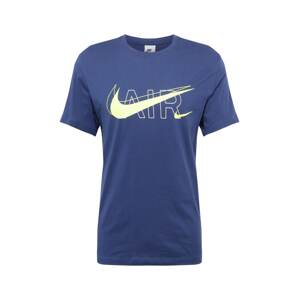 Nike Sportswear Tričko  enciánová / svetložltá / biela
