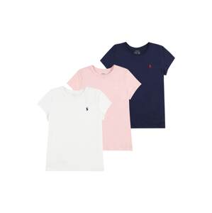 Polo Ralph Lauren Tričko  námornícka modrá / ružová / biela
