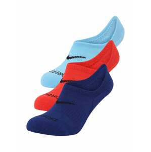 NIKE Športové ponožky  námornícka modrá / svetlomodrá / oranžovo červená / čierna