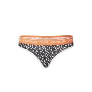 Calvin Klein Underwear Tangá  béžová / oranžová / čierna / biela